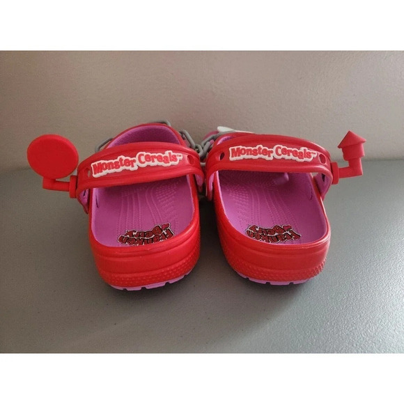 New Crocs Classic Franken Berry Chain Clog Size M4/W6 Pink - Picture 4 of 11